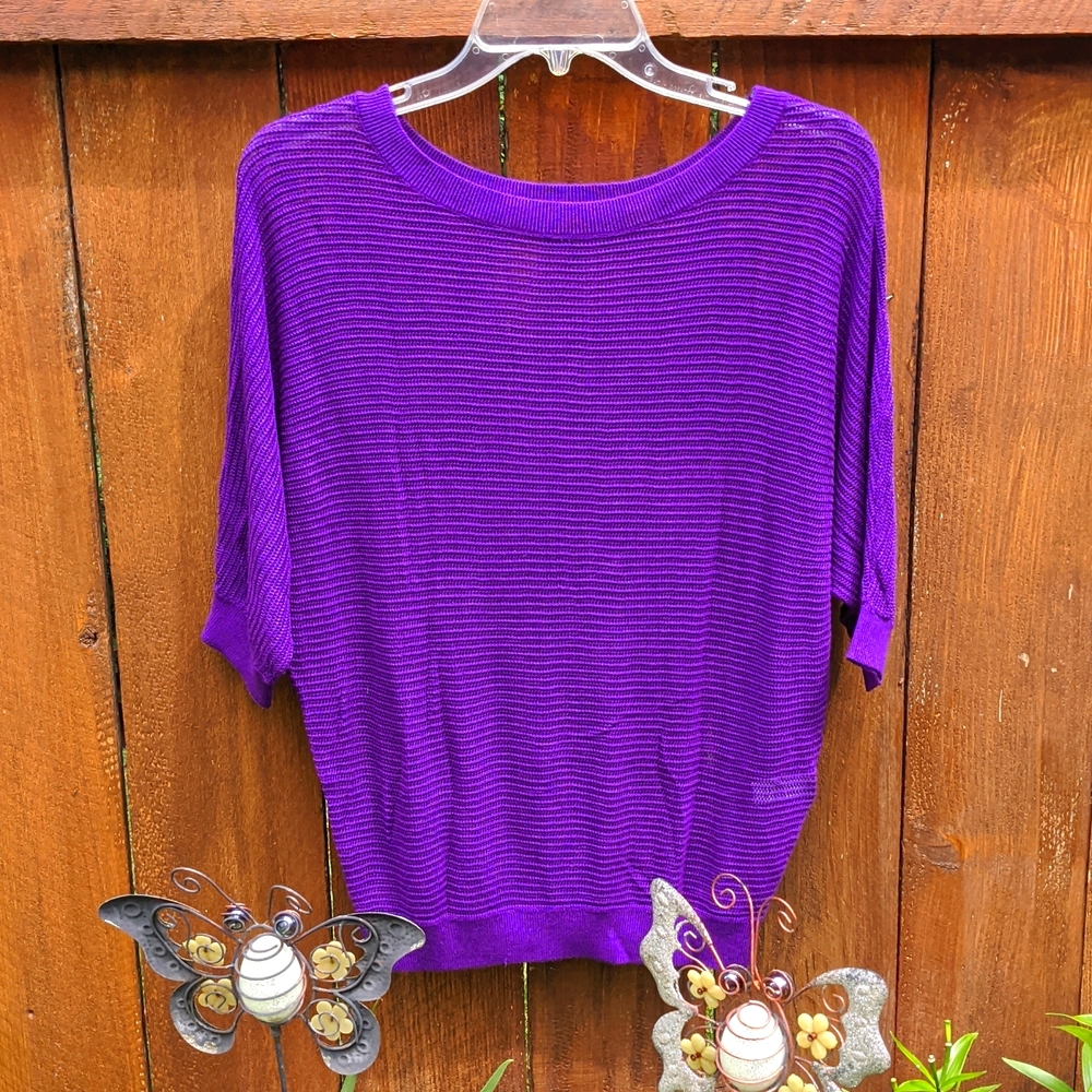NWOT Express purple dolman top